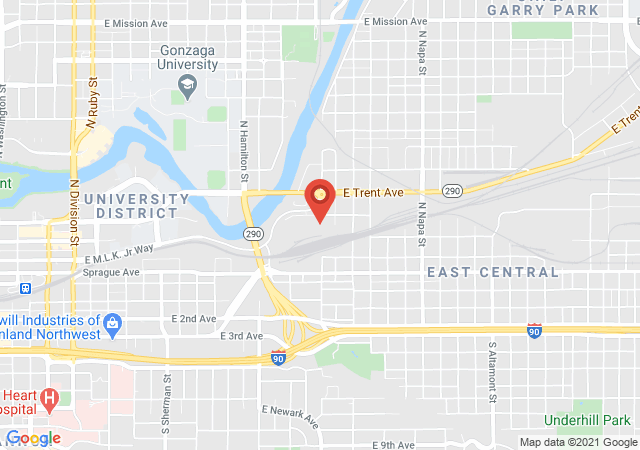 Google map image of P.O. Box 3182, Spokane, WA 99220, USA